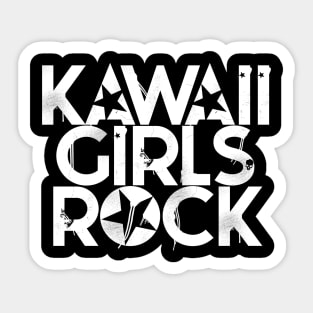 Kawaii Girls Rock Sticker